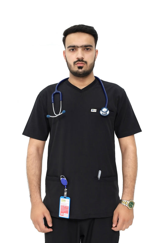 Men V Neck Top & Straight Trouser Stretchable.