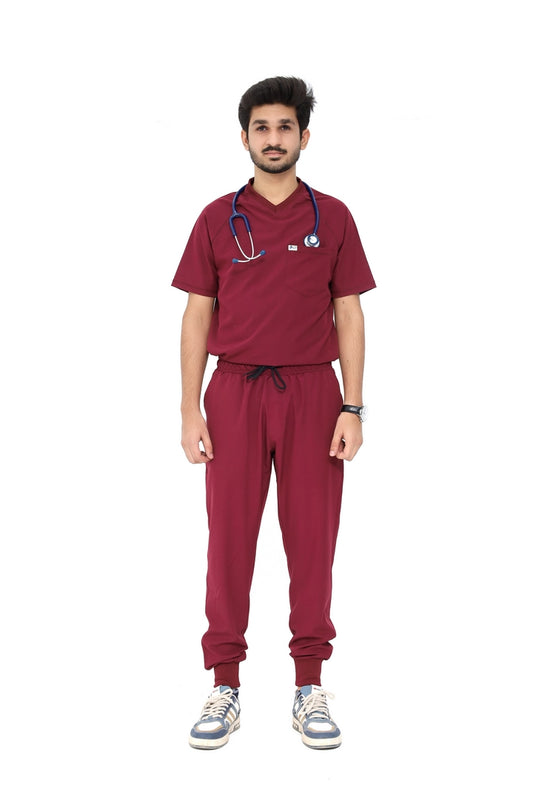 Men classic v neck scrubs