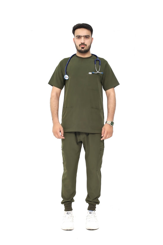 Men Crew Neck Scrubs