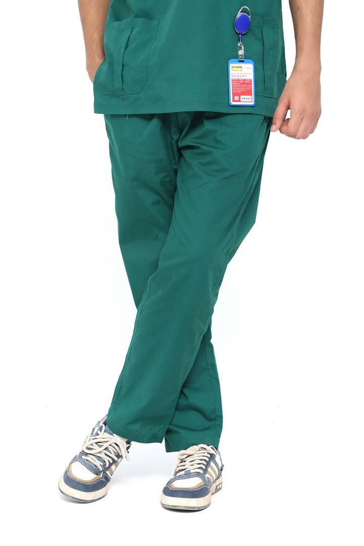 Men V Neck With Box Pleat Pocket Scrubs