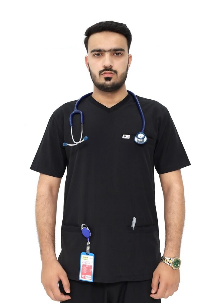 Men V Neck Top & Straight Trouser Stretchable.