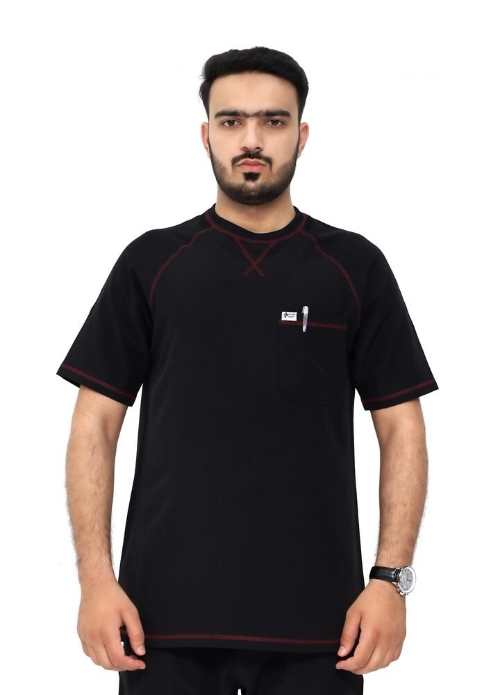 Reglan Sleeve Round Neck Scrubs