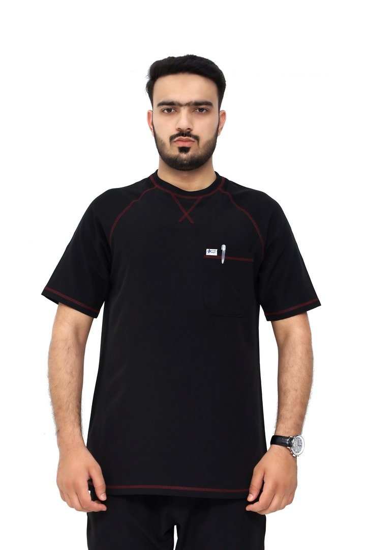 Reglan Sleeve Round Neck Scrubs