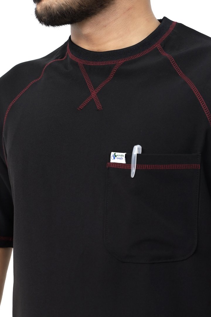 Reglan Sleeve Round Neck Scrubs - Image 2