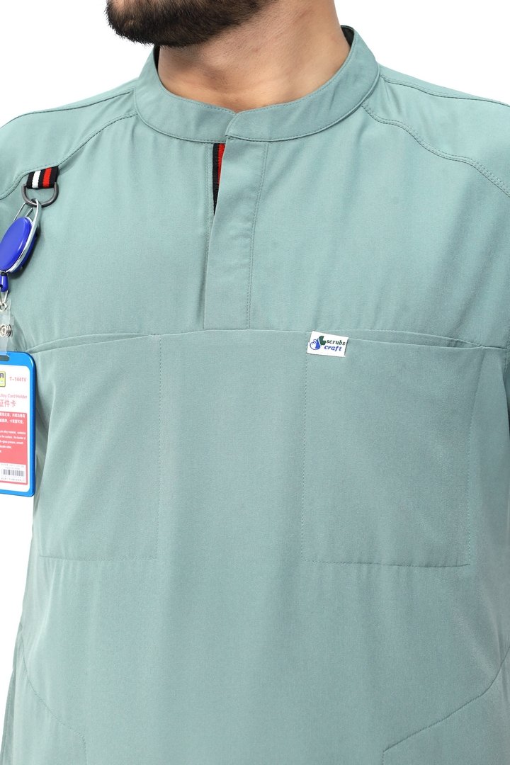 Medical scrubs hidden placket - Image 2