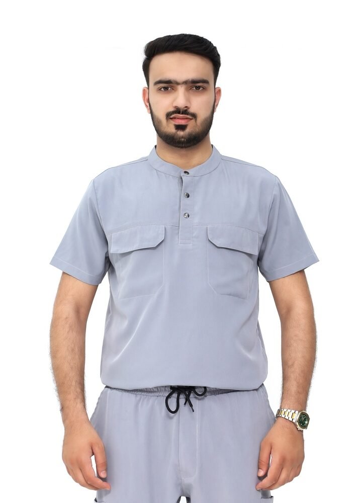 Flate Neck Medical Scrubs