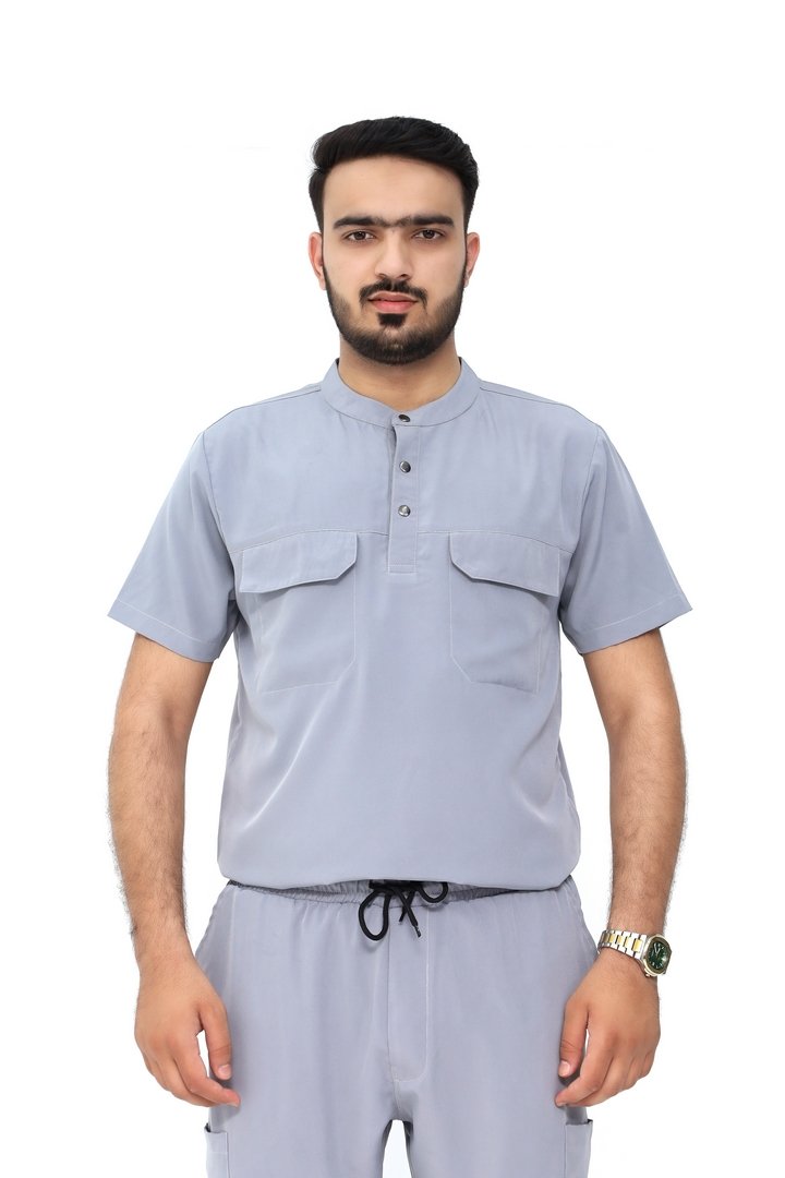 Flate Neck Medical Scrubs